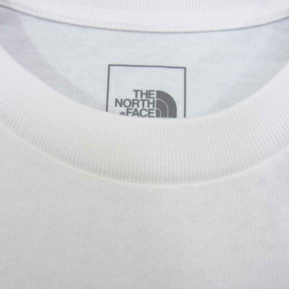 THE NORTH FACE ノースフェイス NT32001Z S/S Big Half Dome Logo Picture T ロゴ プリント Tシャツ ホワイト系 L【新古品】【未使用】【中古】