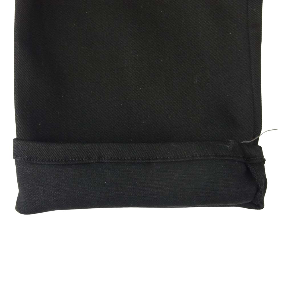 REPLAY リプレイ ALL BLACKS ANBASS ストレッチ ブラックデニム スキニー ブラック系 33【美品】【中古】