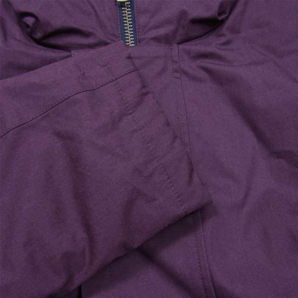 MAISON KITSUNE メゾンキツネ KMO-0652 SATOMI PARKA コットン フード付き 中綿ジャケット パープル系 L【中古】