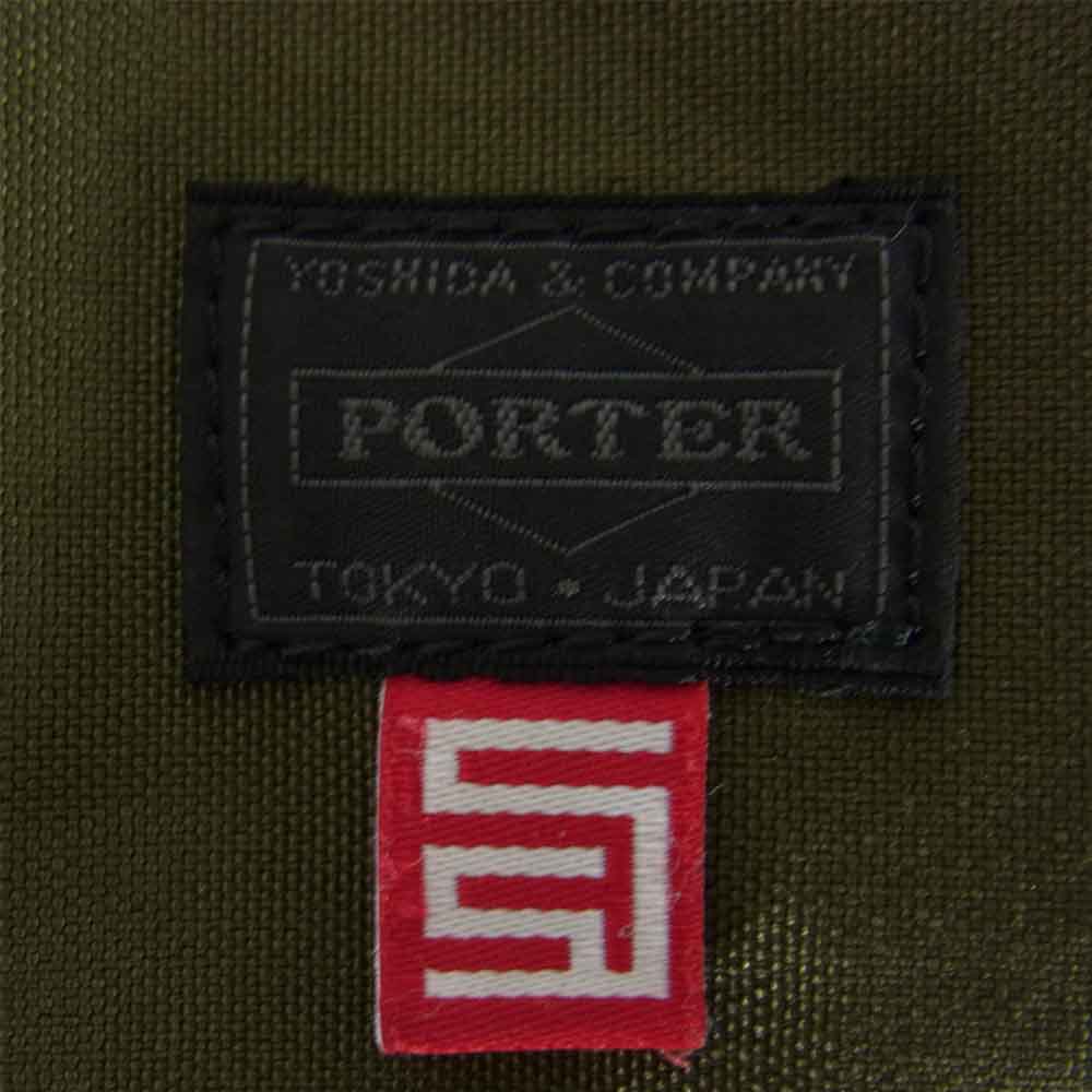 PORTER ポーター B印 YOSHIDA S DOUBLE エスダブル DAISY CUTTER SHOULDER BAG ショルダーバッグ サコッシュ カーキ系【中古】