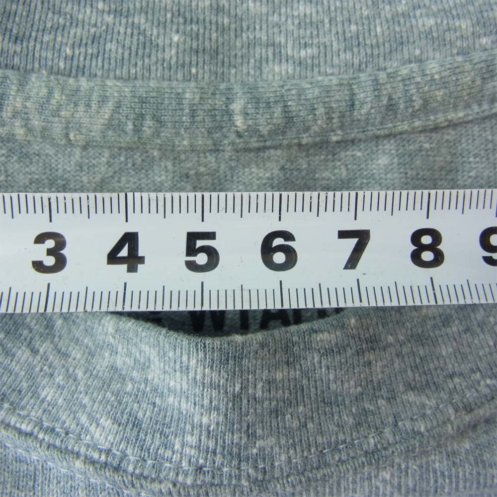 WTAPS ダブルタップス 12SS 121HNDT-CSM07 BETTER THAN YESTERDAY QB TEE COPO フットボール Tシャツ グレー系 1【中古】