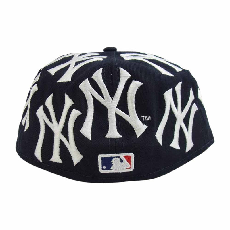 Supreme シュプリーム New Era New York Yankees Box Logo Cap ニューエラ ニューヨークヤンキース  ボックスロゴ キャップ ネイビー系 57.7㎝【新古品】【未使用】【中古】