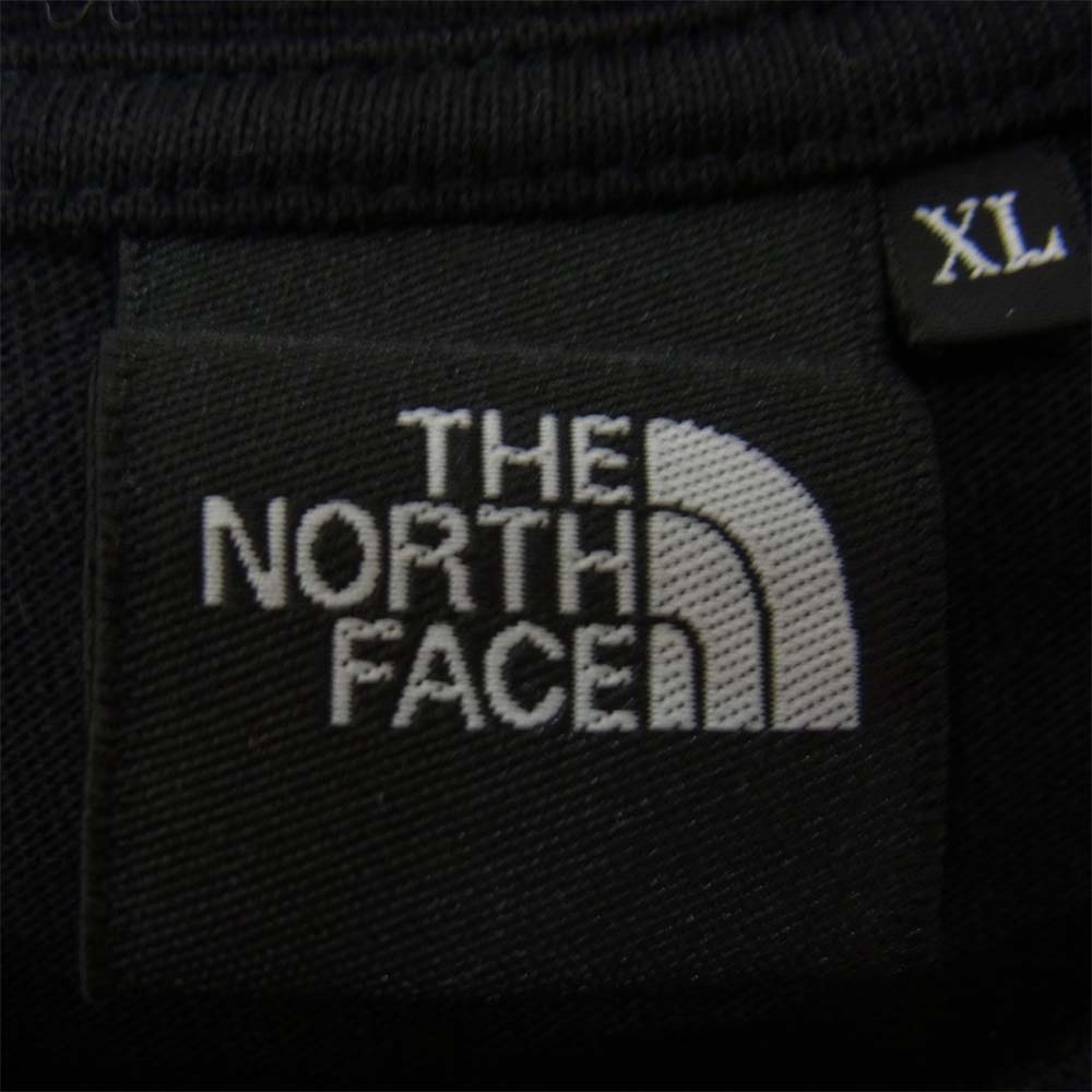 THE NORTH FACE ノースフェイス NT81931 スクエアロゴ ロングスリーブ Tシャツ ブラック系 XL【中古】