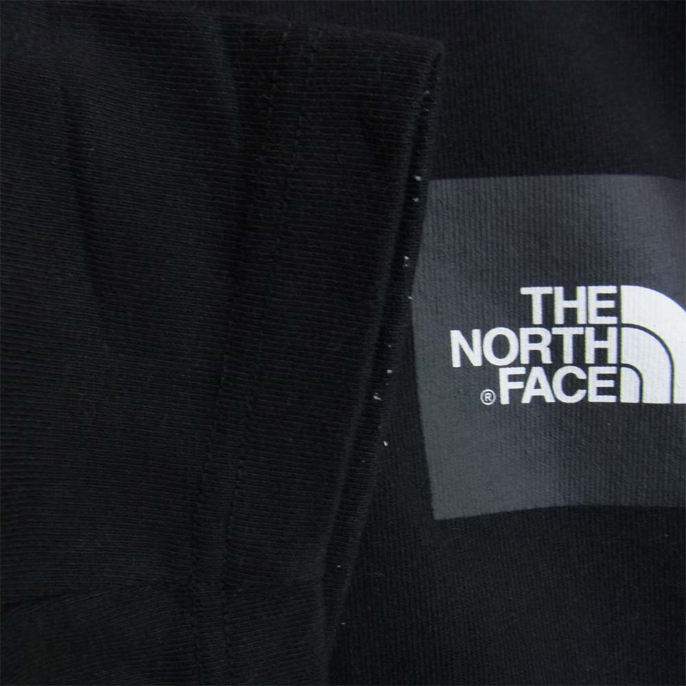 THE NORTH FACE ノースフェイス NT81931 スクエアロゴ ロングスリーブ Tシャツ ブラック系 XL【中古】