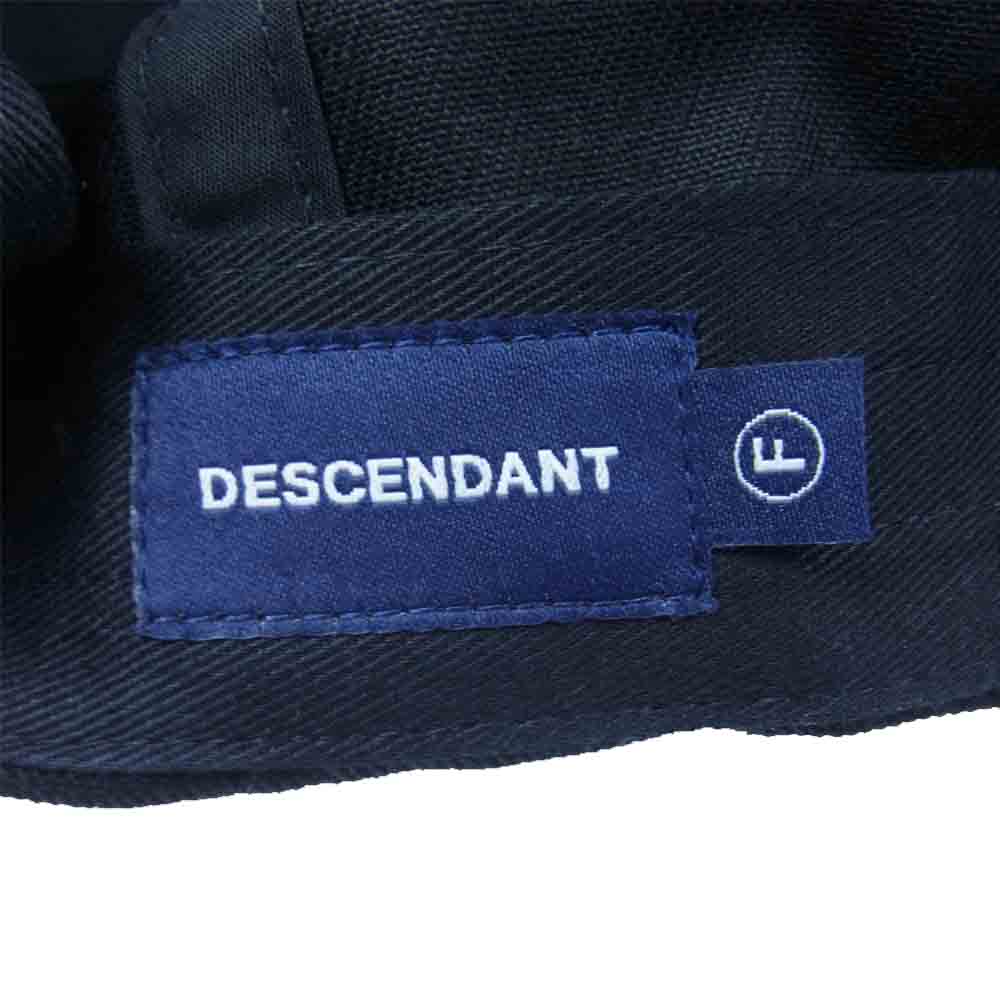 DESCENDANT ディセンダント OVAL 6 PANEL CAP オーバル 6パネル キャップ ブラック系 F【美品】【中古】