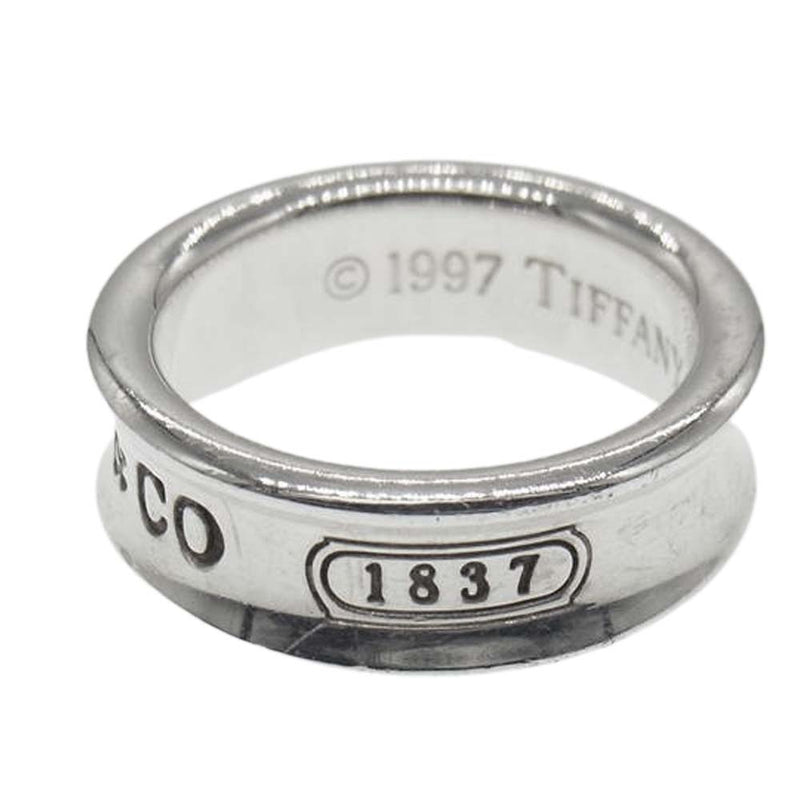 Tiffany \u0026 Co.ナローリング 11号 1837 ティファニー創業年刻印
