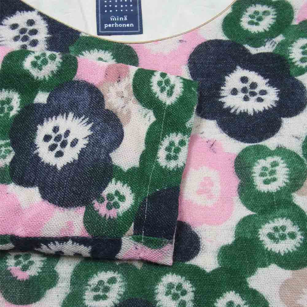 mina perhonen ミナペルホネン qa3904 millefiori ミッレフィオーリ ウール プリント ドレス ワンピース マルチカラー系 38【中古】