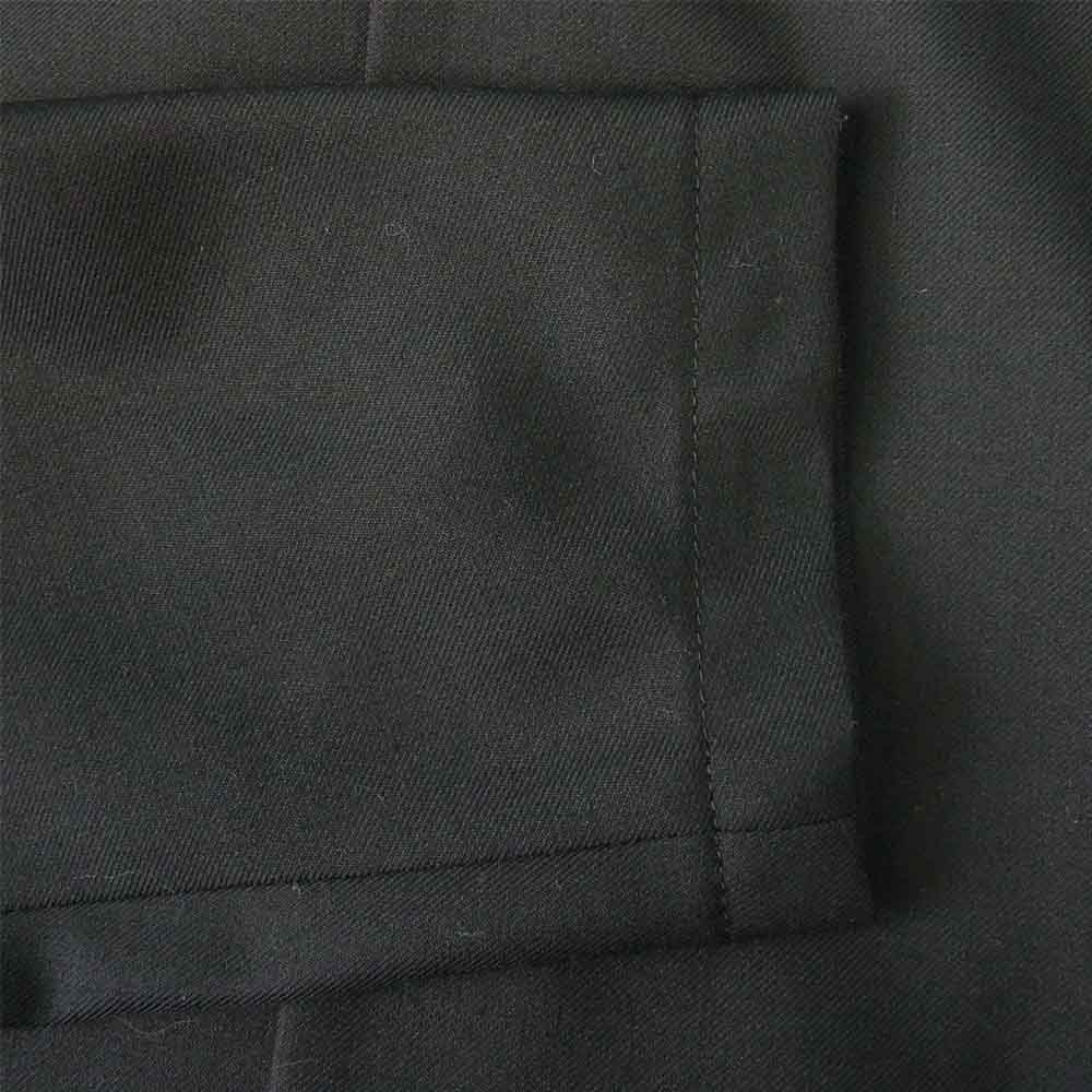 Yohji Yamamoto ヨウジヤマモト GroundY 21SS GT-D03-100-1 T/W Gabardine Drape Hood Cardigan TWギャバジン コート ブラック系 3【新古品】【未使用】【中古】