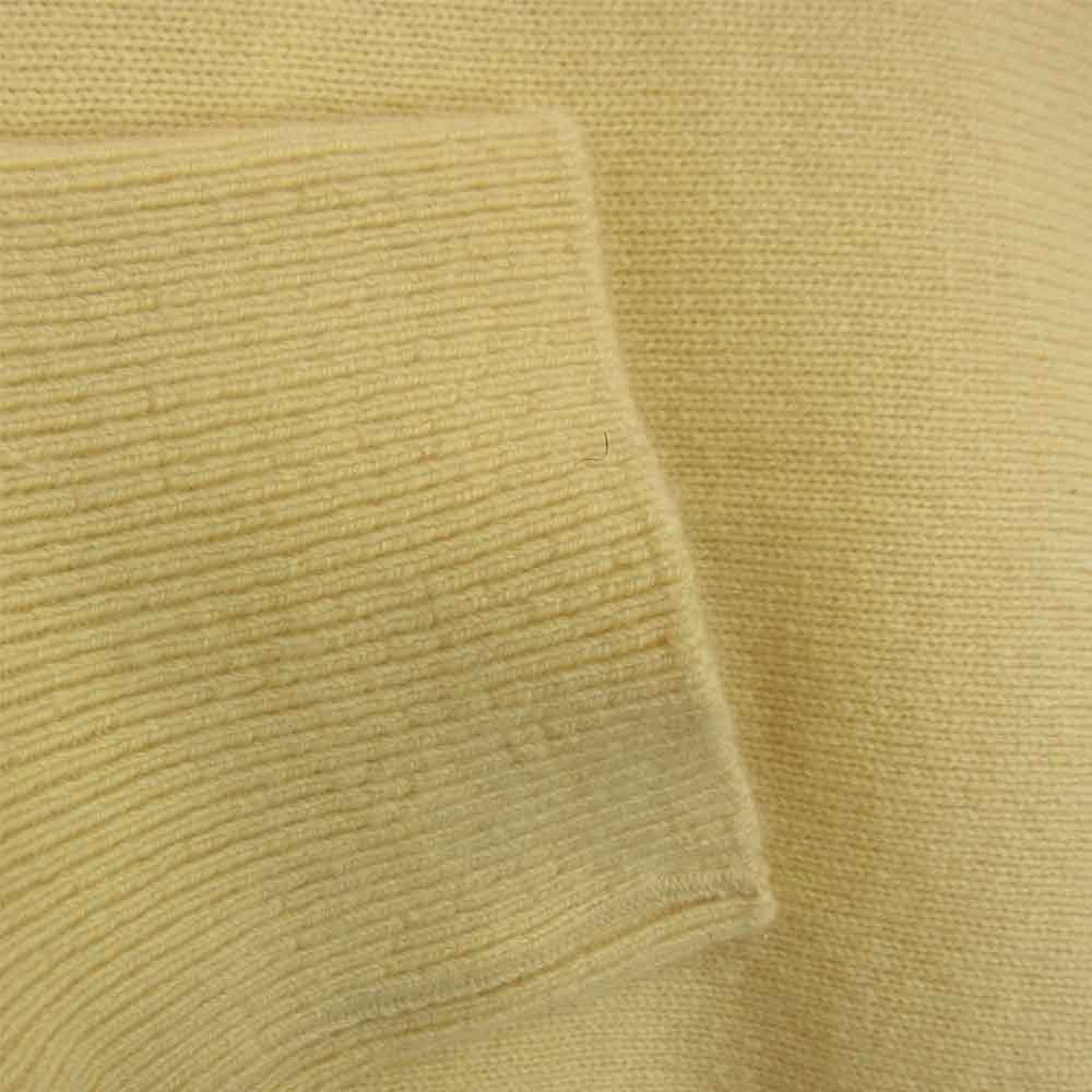 スーパーノヴァ Cashmere Big Sweater カシミヤ100% ビッグ セーター イエロー系 M【中古】