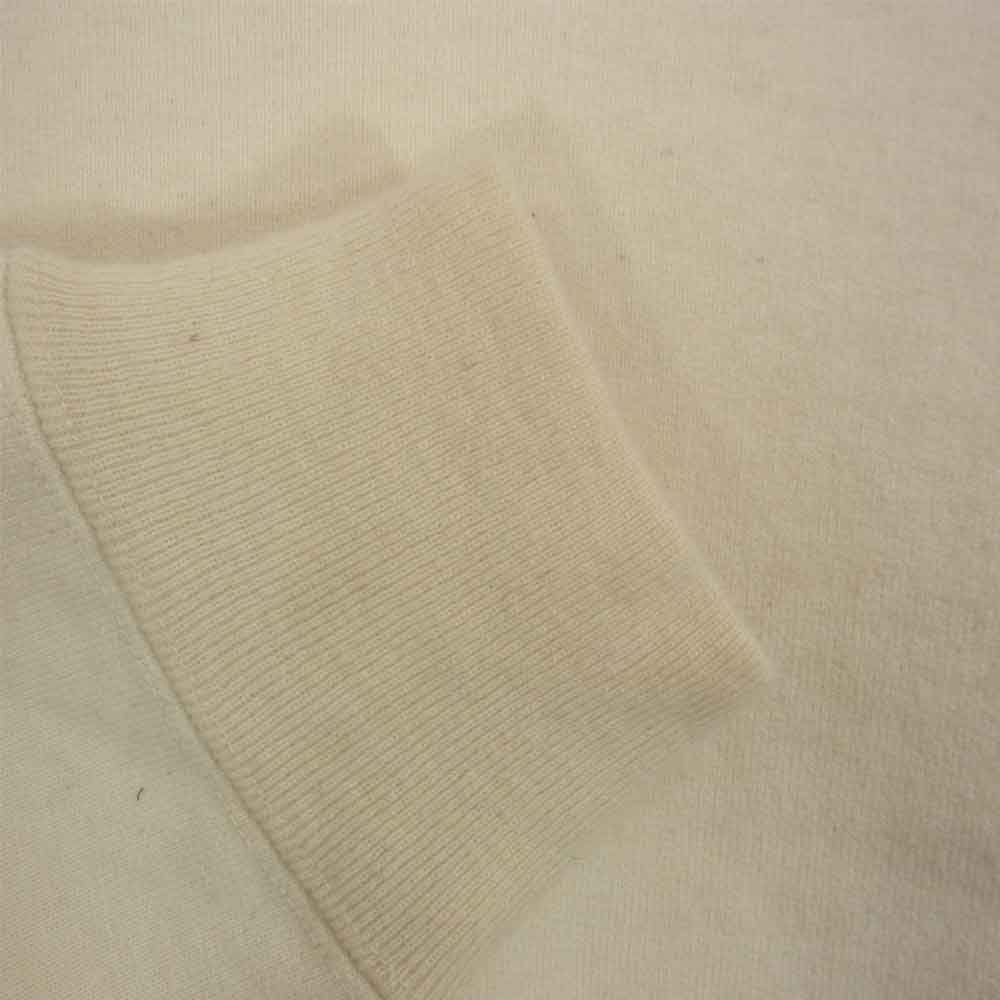 BROWN by 2-tacs URAKE SWEATRAGLAN SLEEVES カシミヤ混 ラグランスリーブ スウェット オフホワイト系 M【中古】