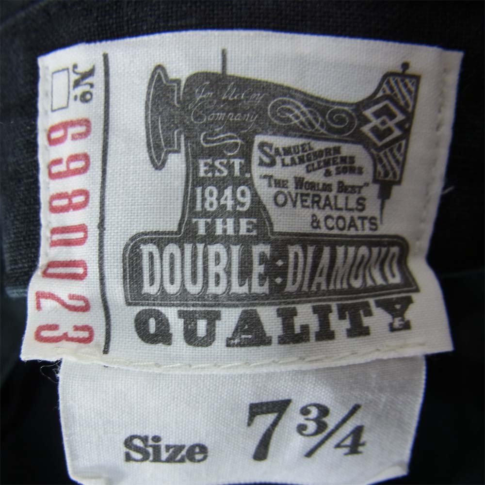 The REAL McCOY'S ザリアルマッコイズ 6980023 DOUBLE DIAMOND ダブルダイアモンド キャスケット ブラック系 7 3/4【中古】