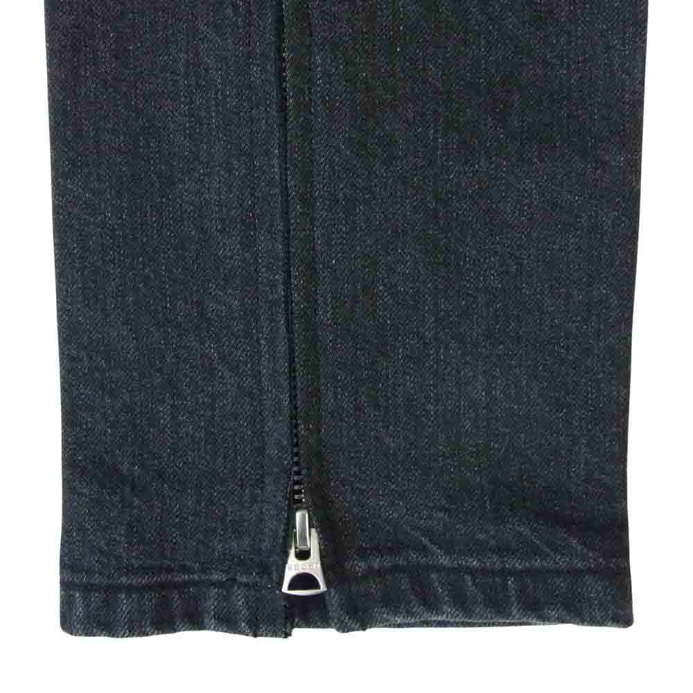 Sacai サカイ 21AW 21-02607M 再構築 裾ジップ ベルテッド デニム パンツ ブラック系【美品】【中古】