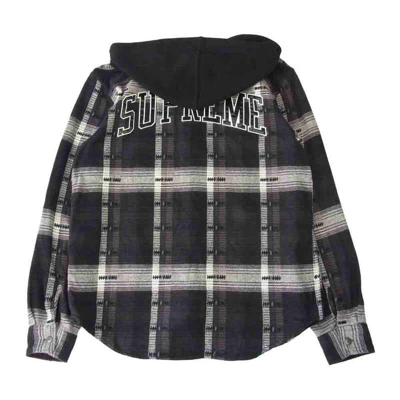supreme シュプリーム hooded flannel フランネルシャツ