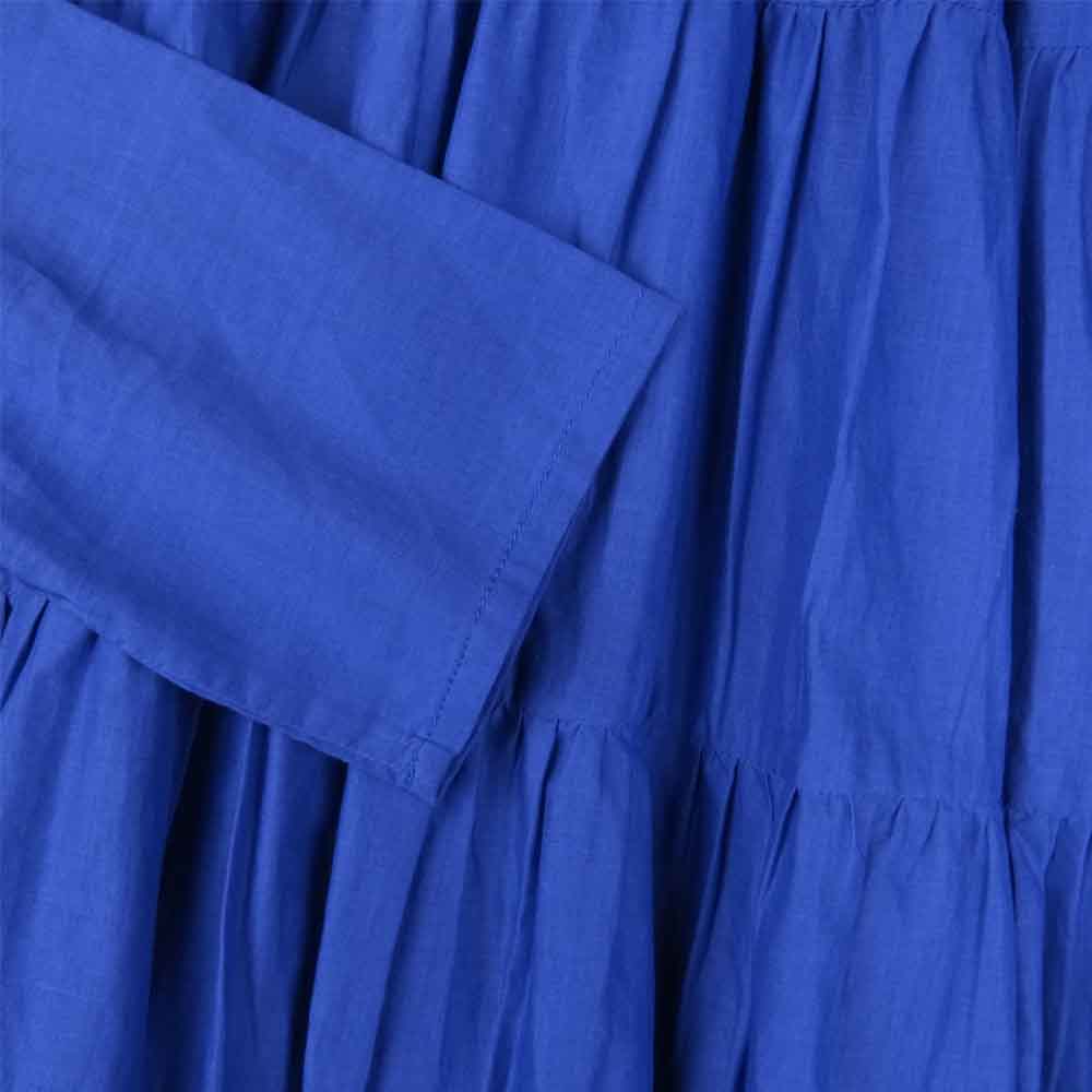 マーレット 75N17L TOMORROWLAND トゥモローランド別注 SOLIMAN DRESS ティアード ワンピース ブルー系 XS【新古品】【未使用】【中古】