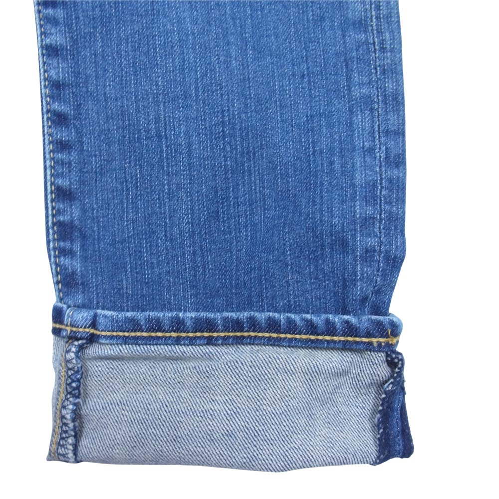 HYSTERIC GLAMOUR ヒステリックグラマー 0132AP10 ガールプリント スタッズ スキニー デニム パンツ インディゴブルー系 XS【中古】