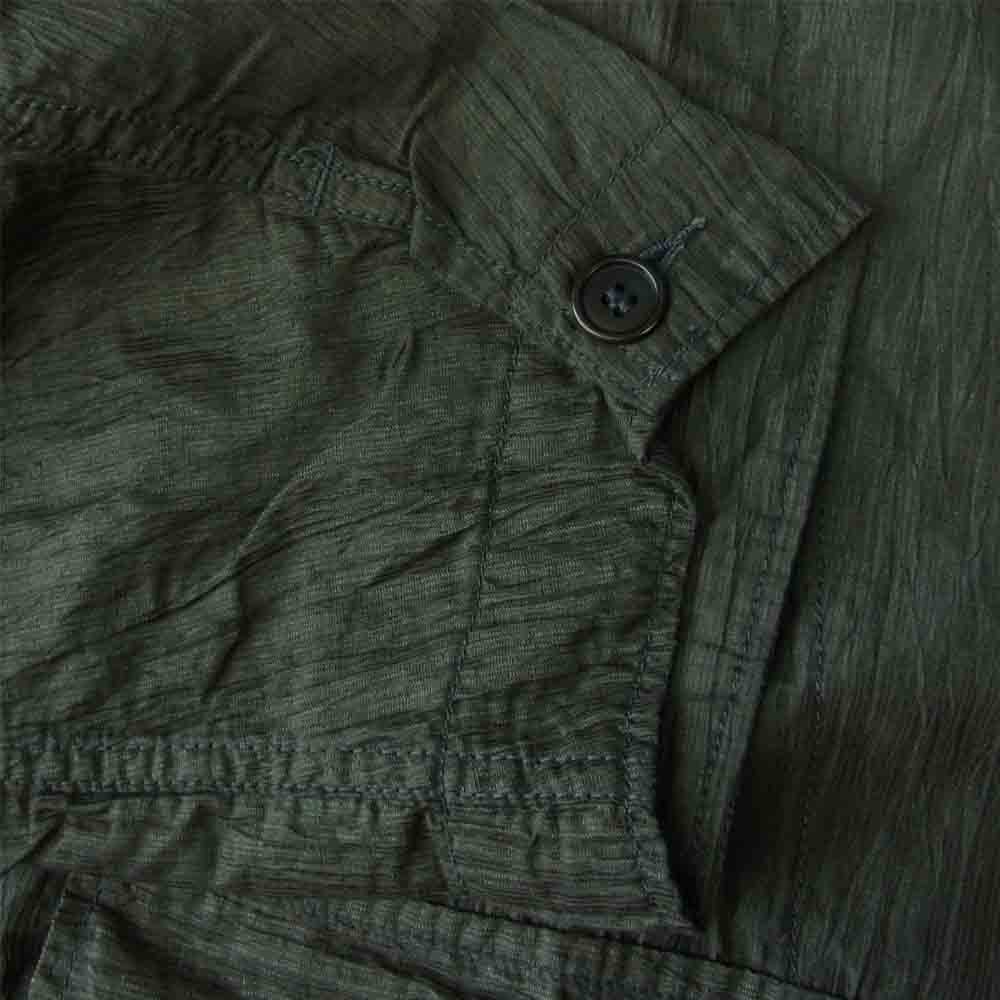 POST OVERALLS ポストオーバーオールズ WALKABOUT 2 ウォークアバウト 長袖 シャツ ジャケット グリーン オリーブ系 L【新古品】【未使用】【中古】