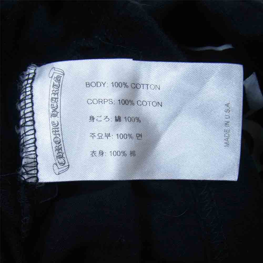 CHROME HEARTS クロムハーツ(原本無) 国内正規品 ホースシュー プリント ポケット Tシャツ ブラック系 S【中古】