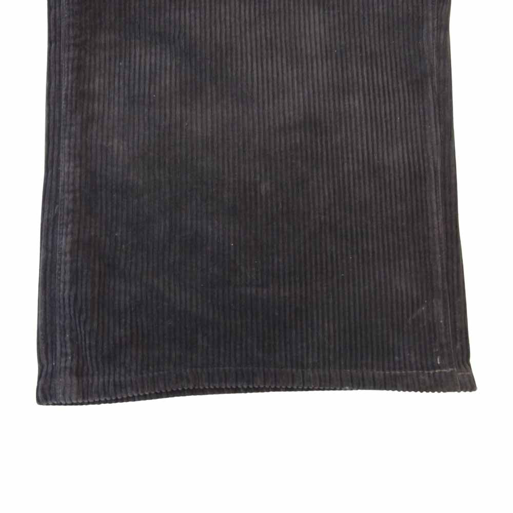 BLACK SIGN ブラックサイン コーデュロイ シンチバック トラウザー パンツ ブラウン系【中古】