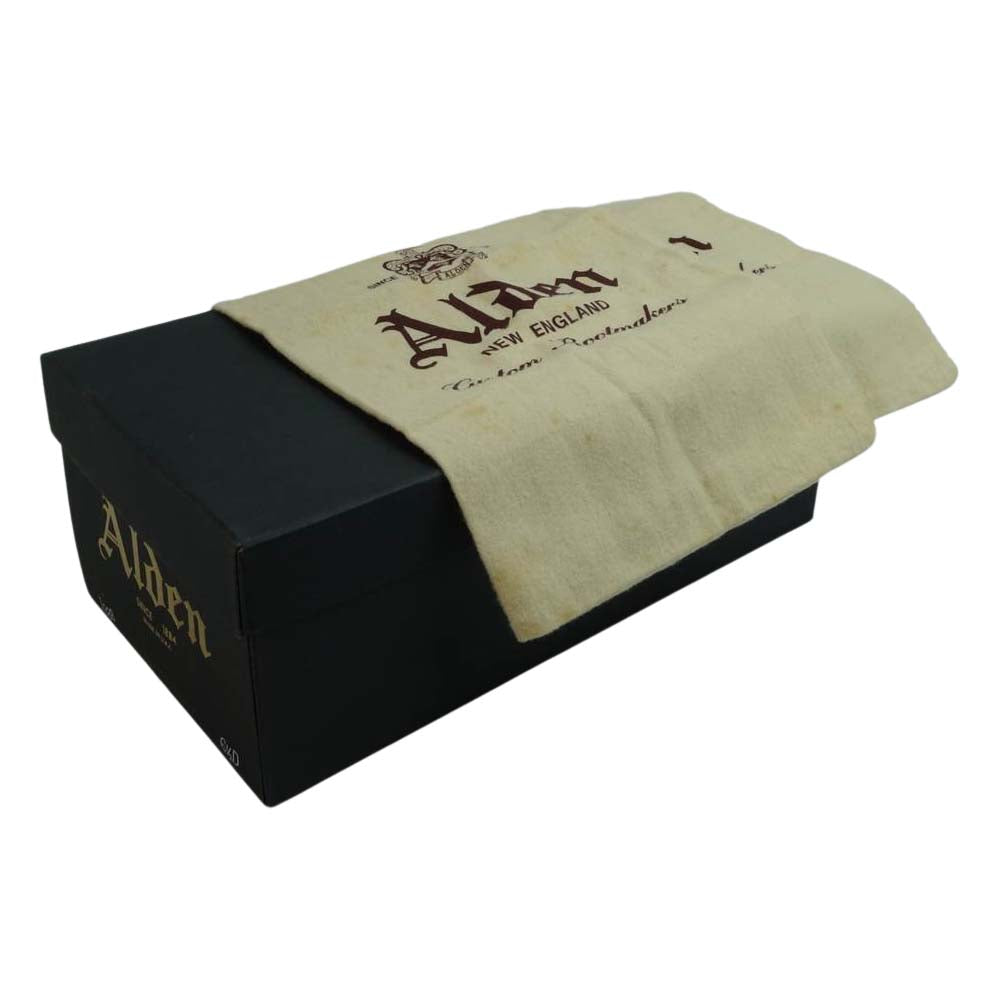 ALDEN オールデン 1339 CORDVAN CHUKKA BOOTS コードバン チャッカ ブーツ ダークブラウン系 6 1/2D【中古】