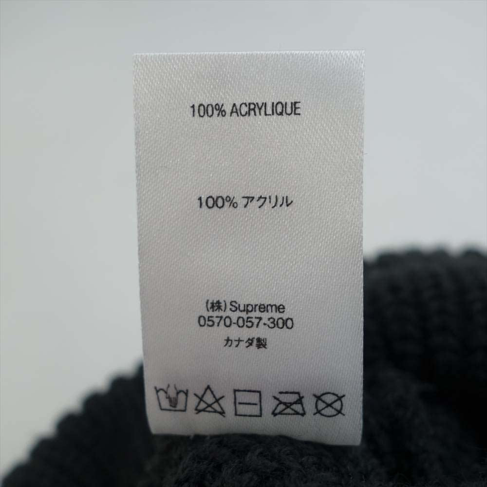 Supreme シュプリーム 18AW Oval Patch Beanie オーバル パッチ ビーニー ブラック系【中古】