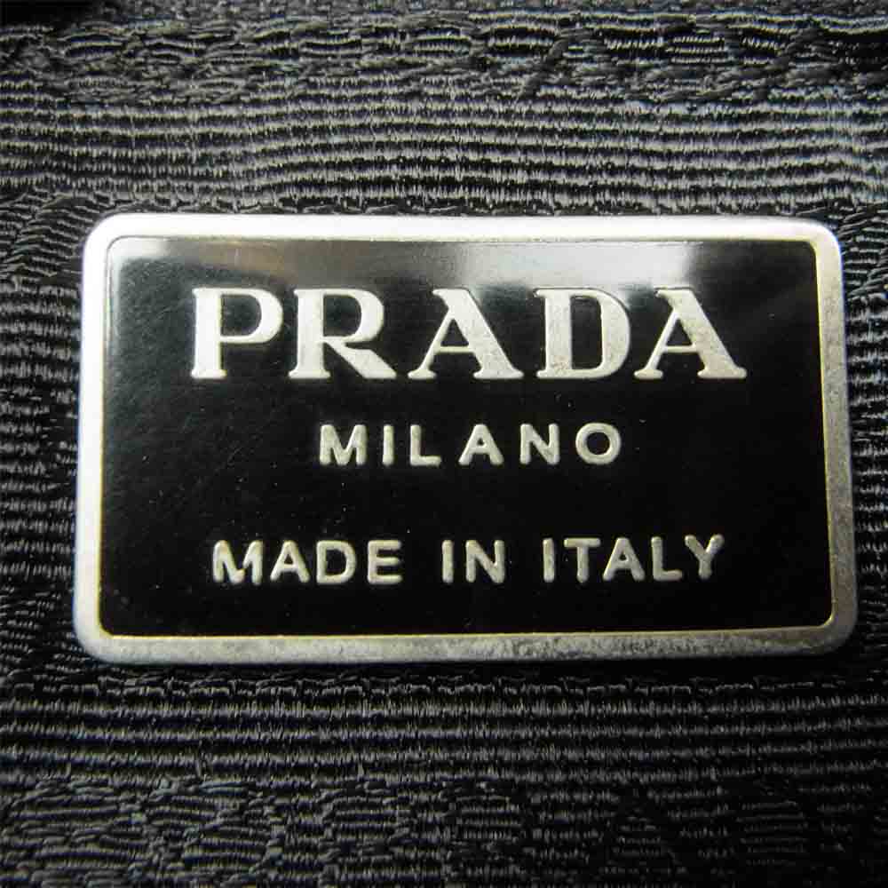 PRADA プラダ ナイロン ハンドバッグ ブラック系【中古】