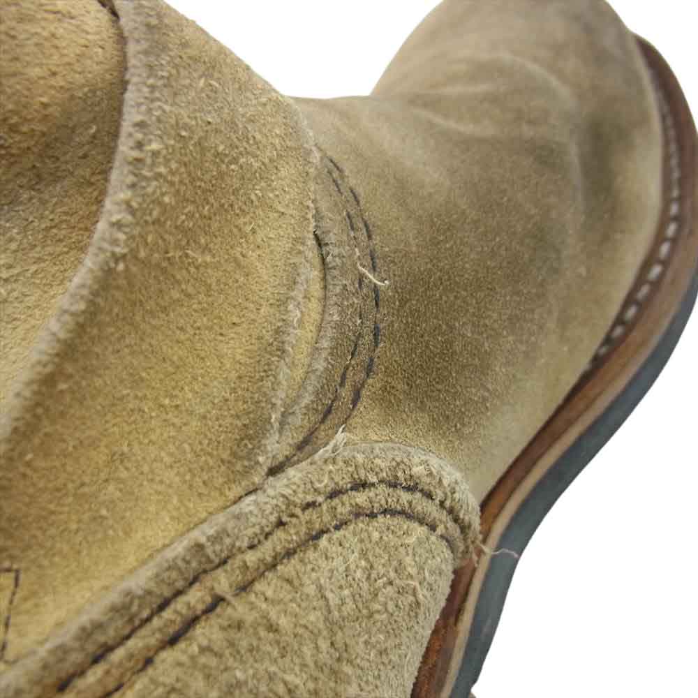 RED WING レッドウィング 8268 スエード エンジニア ブーツ ベージュ系 USA 8D【中古】