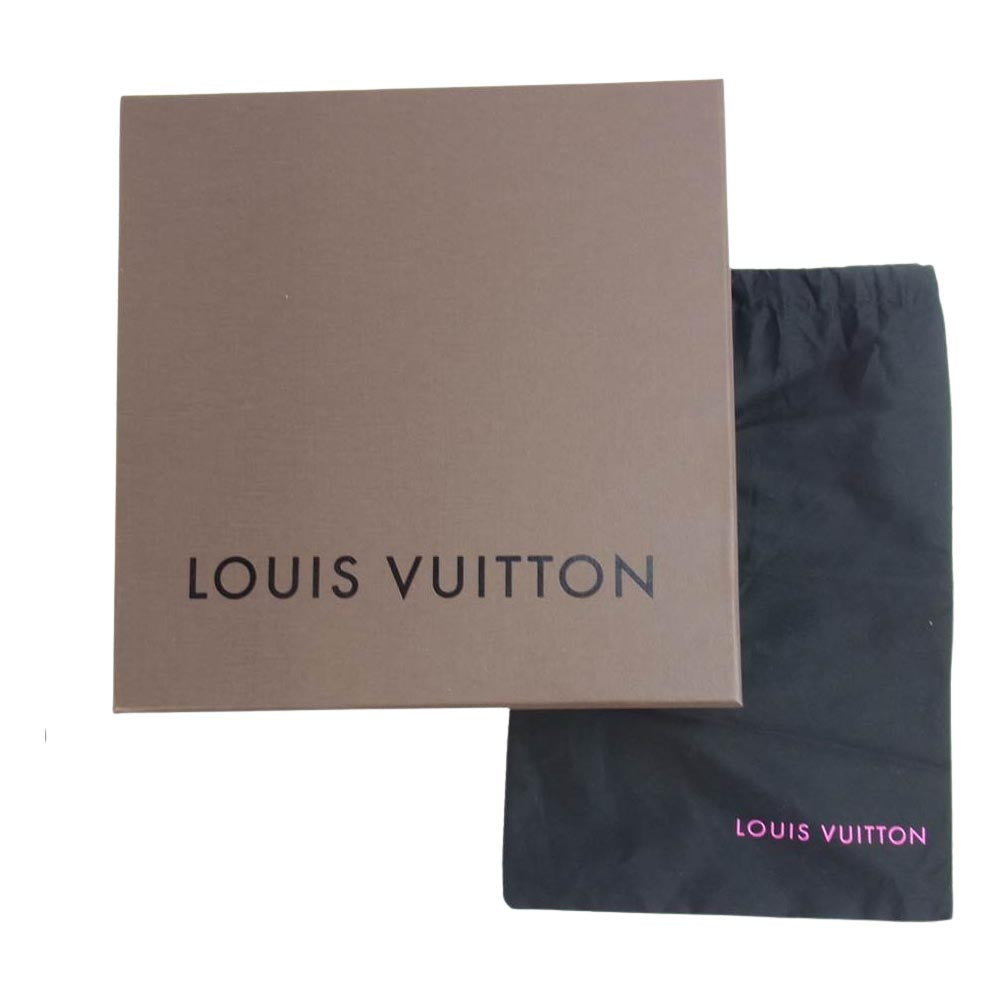 LOUIS VUITTON ルイ・ヴィトン M74461 購入時証明書付属 ETOLE LEO CAMEL エトール レオパード キャメル カシミヤ混 シルク ストール マルチカラー系【中古】