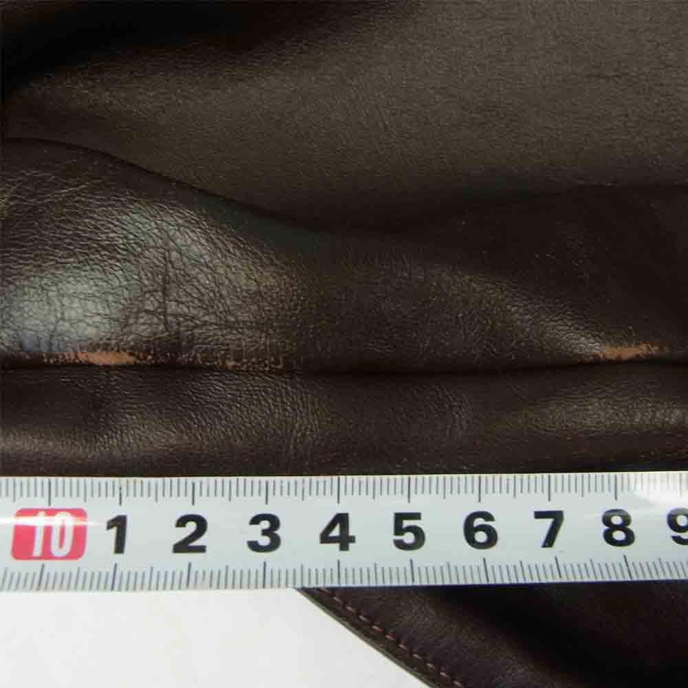 The REAL McCOY'S ザリアルマッコイズ 30-1415 A-2 レザー フライト ジャケット ブラウン系 34【中古】