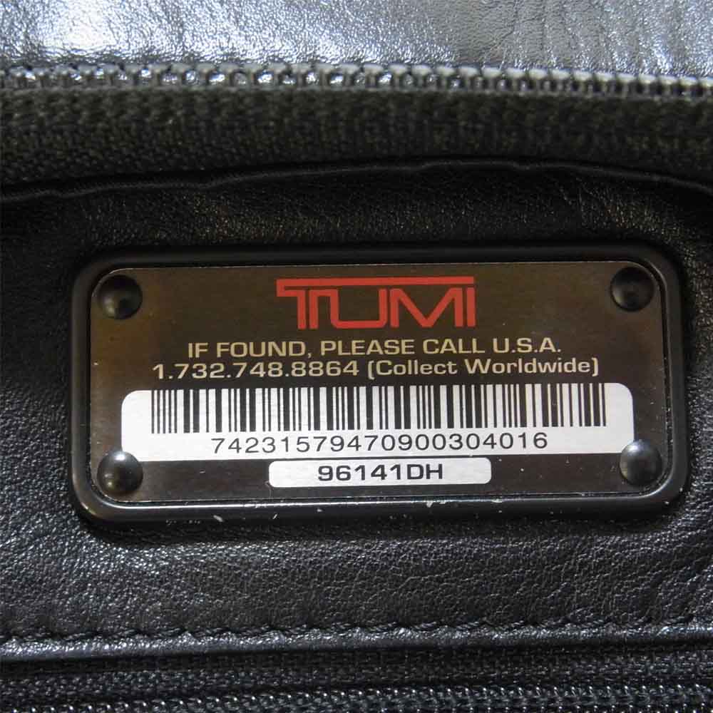 TUMI トゥミ 96141DH ALPHA Expandable Organizer Computer Brief アルファ エクスパンダブル オーガナイザー コンピューター 2WAY ショルダー ブリーフケース ブラック系【中古】