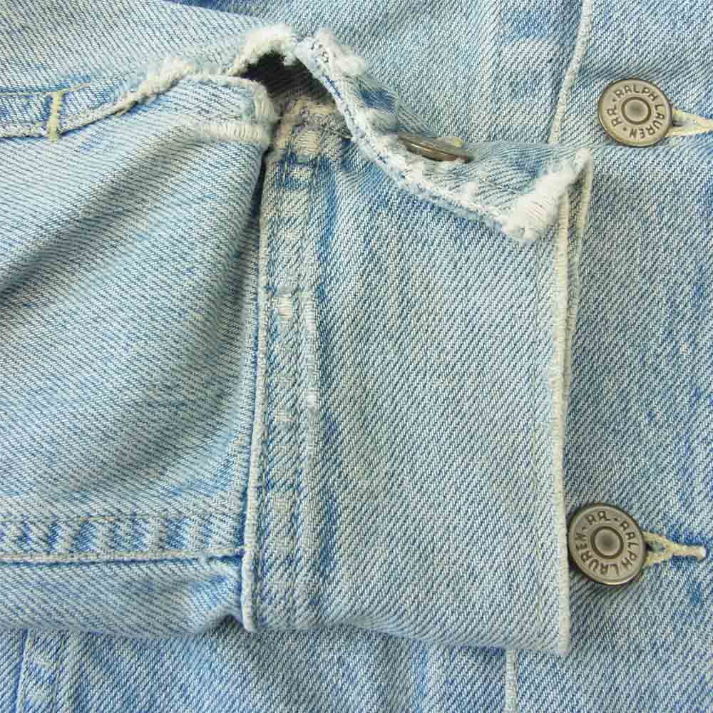 RRL ダブルアールエル C-TK1247 90s USA製 三ツ星タグ 101-Jタイプ デニム ジャケット インディゴブルー系 S【中古】