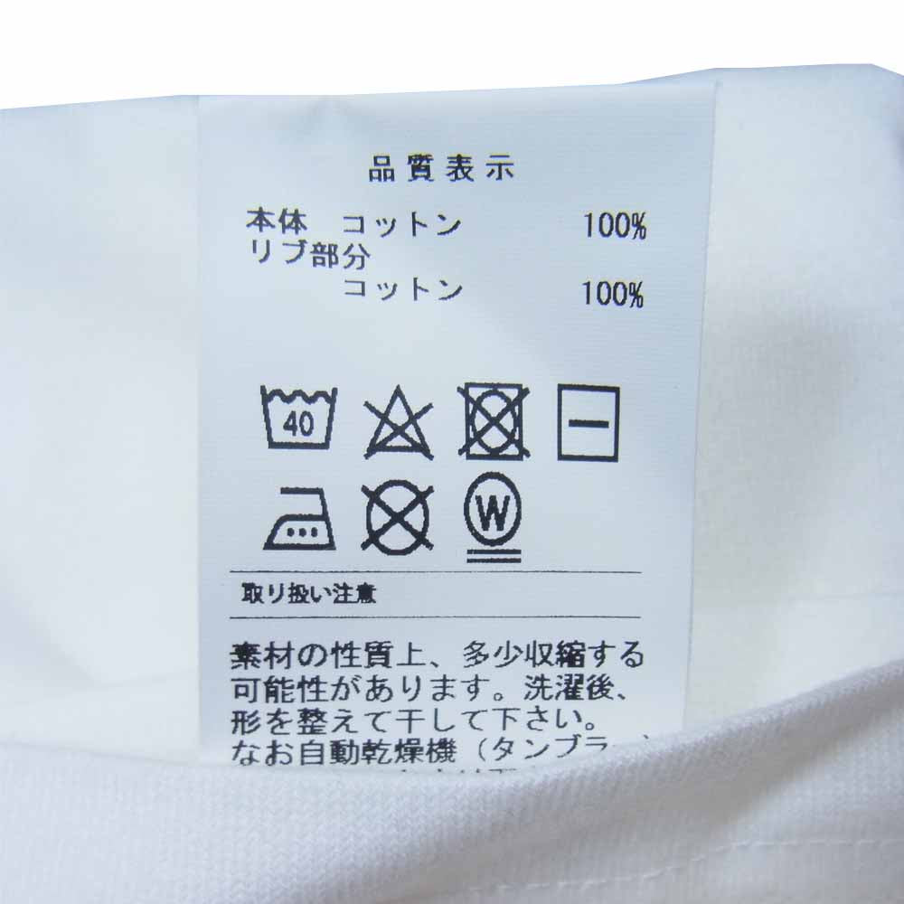 DESCENDANT ディセンダント BLT SS 半袖 Tシャツ 半袖Tシャツ 日本製 ホワイト系 2【新古品】【未使用】【中古】