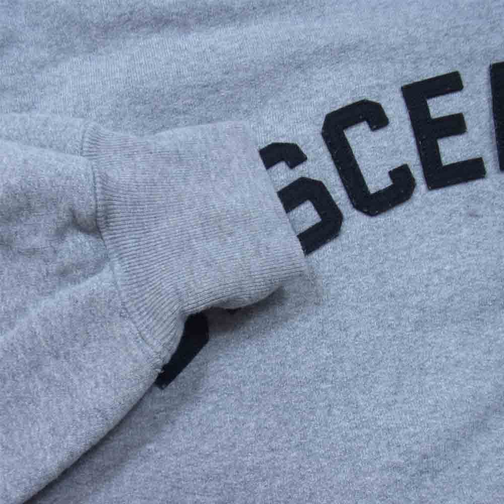 DESCENDANT ディセンダント 18AW 182ATDS-CSM01S BREACHING / HOODED SWEAT SHIRT フーデット スウェット シャツ グレー系 M【新古品】【未使用】【中古】