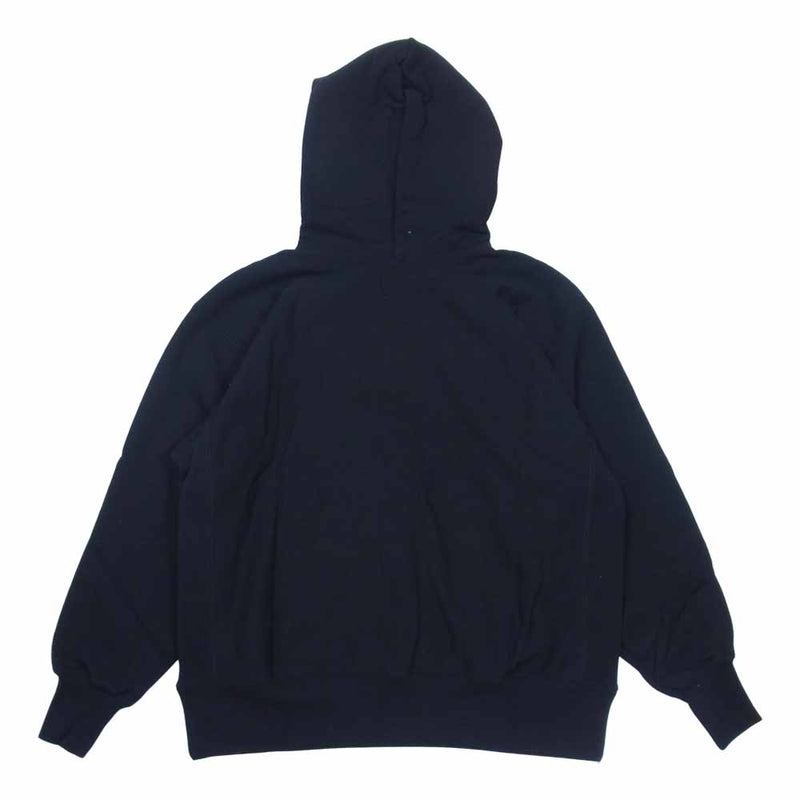 DESCENDANT ディセンダント 17AW 172ATDS-CSM09 CLUB / HOODED SWEAT SHIRT クラブ フーデット  スウェット シャツ プルオーバー パーカー ダークネイビー系 2【美品】【中古】