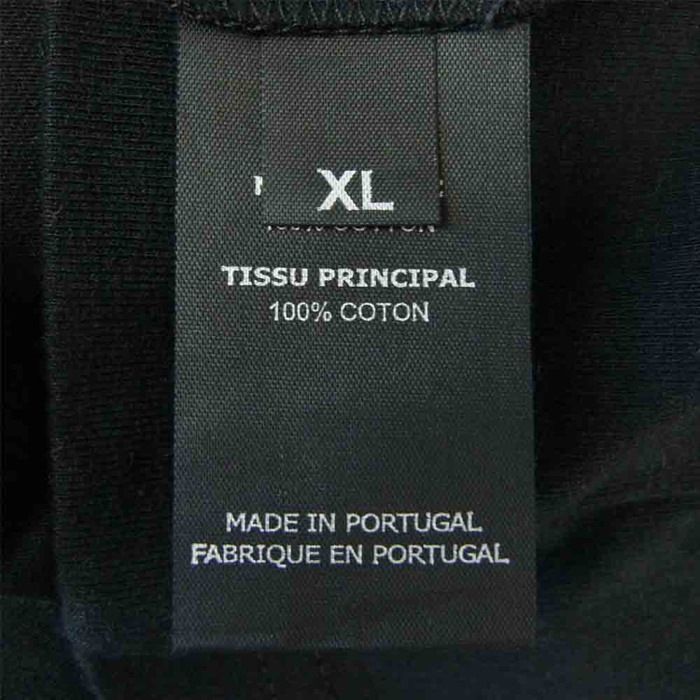 VETEMENTS ヴェトモン 21SS UE51TR620B THINK DIFFERENTLY LOGO T SHIRT ロゴ Tシャツ ブラック系 XL【美品】【中古】