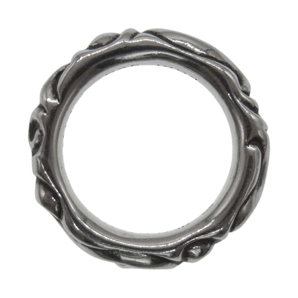 CHROME HEARTS クロムハーツ(原本無) SCRL BAND RING スクロール バンド リング シルバー系【中古】