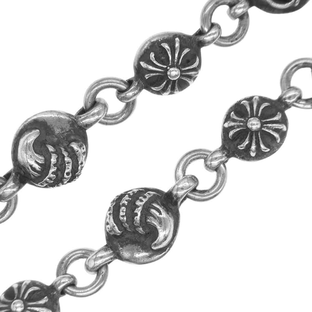 CHROME HEARTS クロムハーツ(原本無) 1クリップ ショート マルチボール ウォレットチェーン シルバー系【中古】