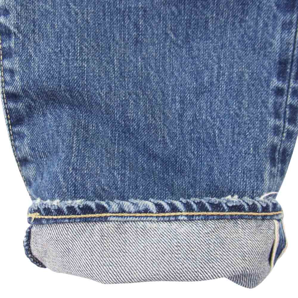 HYSTERIC GLAMOUR ヒステリックグラマー 0242AP03 DUR加工デニム スリムストレート PT インディゴブルー系 29【中古】