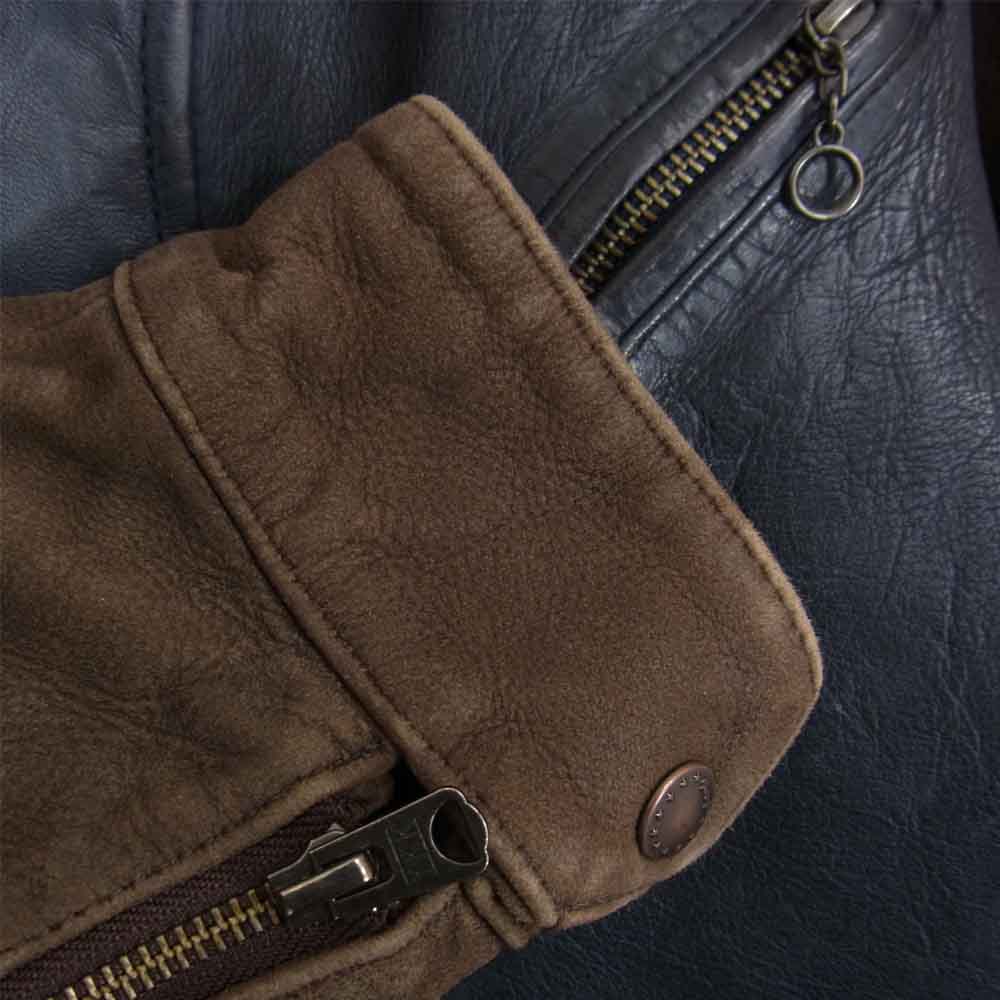 glamb グラム GB0419 JKT02 Durden Leather JKT ベジタブルタンニン ラムレザー ジャケット ブラウン系 1【中古】