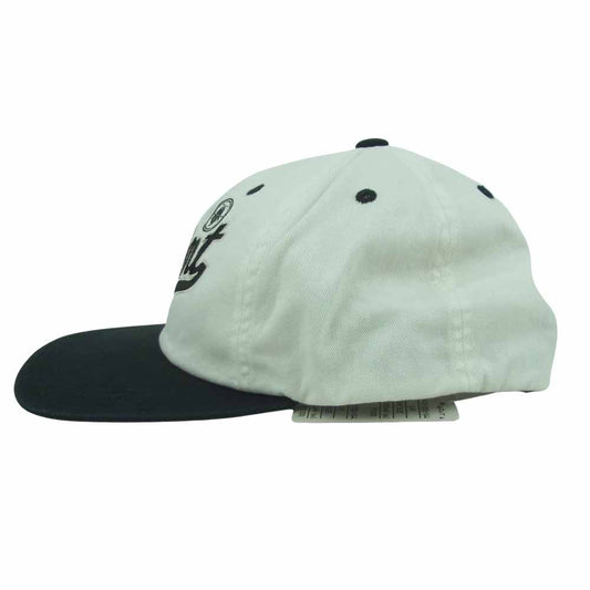 セントマイケル SM-A21-0000-044 CAP SAINT 刺繍 ロゴ キャップ 帽子 ホワイト系 ブラック系 ONE SIZE【新古品】【未使用】【中古】