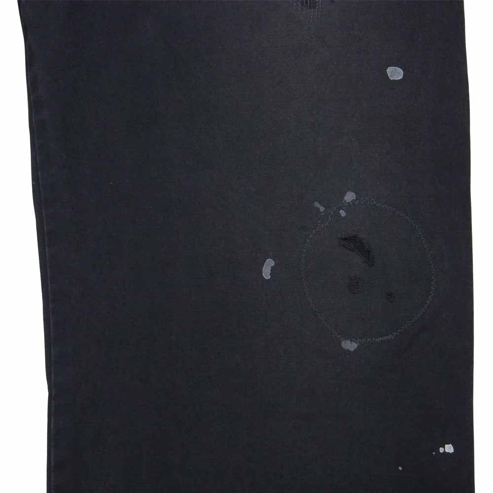 VISVIM ビズビム 21AW 121205008007 TRAVAILLER BRACES PANTS DMGD ダメージ加工 サスペンダー パンツ ブラック系 5【美品】【中古】