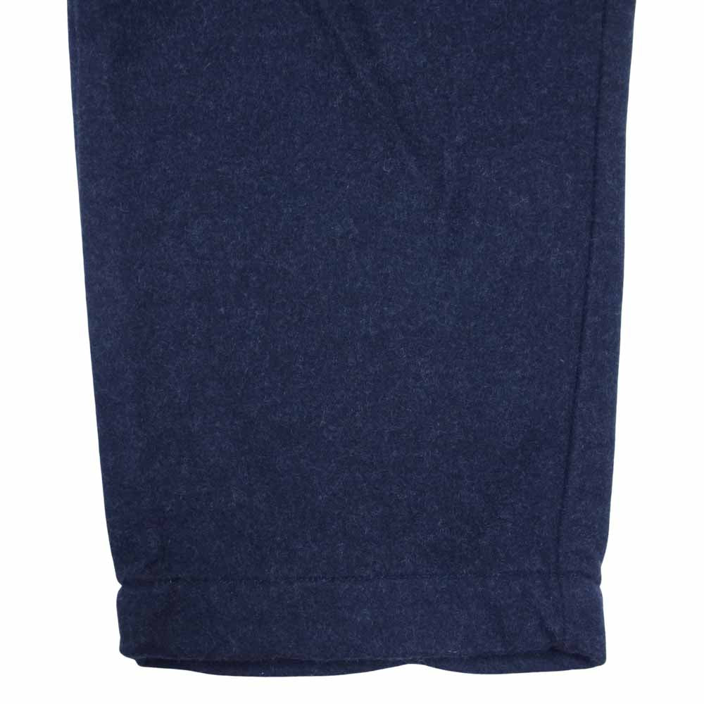 ユニバーサルプロダクツ ウール テーパード イージー パンツ ネイビー系 2【中古】