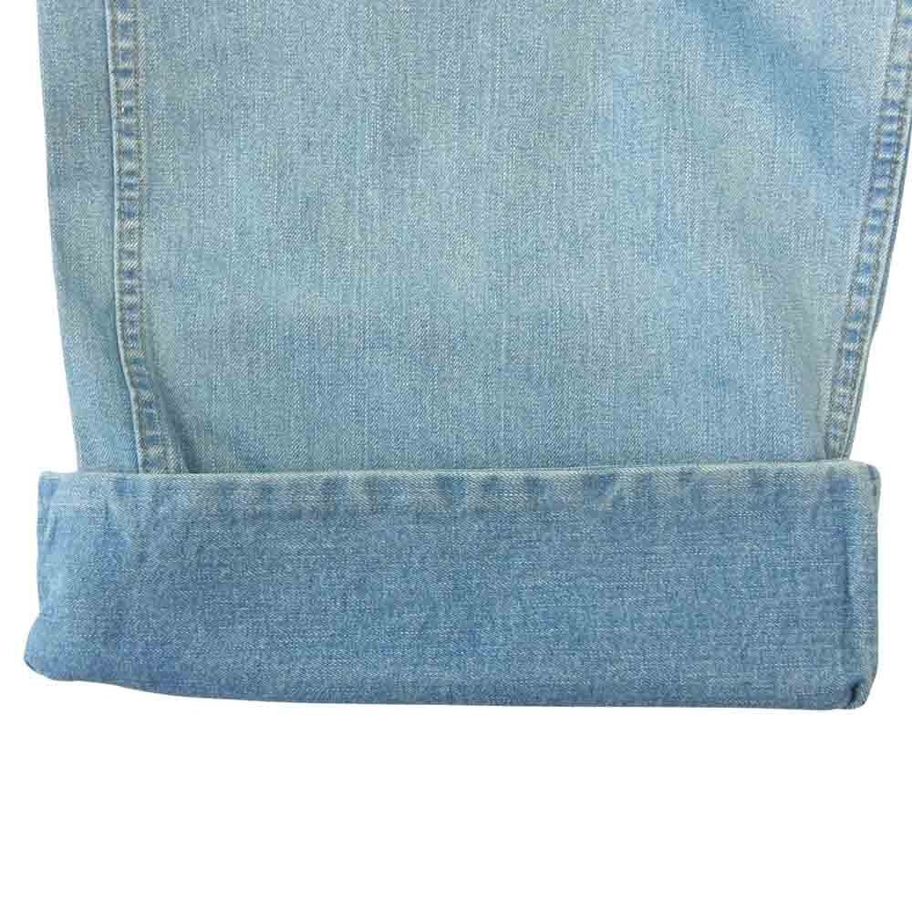 ナウ 615002 giga denim pants ベルト ワイド デニム パンツ インディゴブルー系 46【中古】