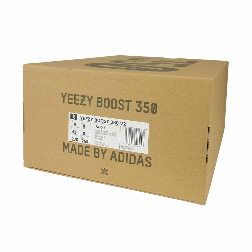 adidas アディダス FW3043 YEEZY BOOST 350 V2 CLOUD WHITE イージーブースト クラウド ホワイト ブルー系 27cm【中古】