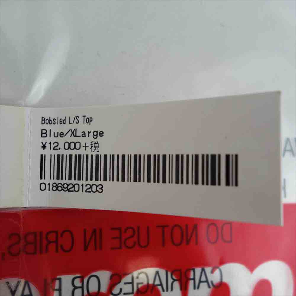 Supreme シュプリーム 20AW Bobsled L/S Top ボブスレー 長袖 Tシャツ ブルー系 XL【新古品】【未使用】【中古】