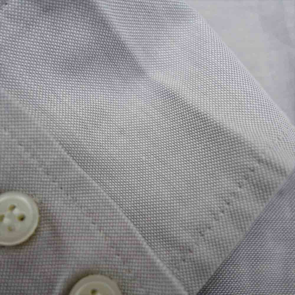 BACKBONE バックボーン BB13SS-S100ZH バックロゴ オックスフォード ボタンダウン シャツ グレー系 S【中古】