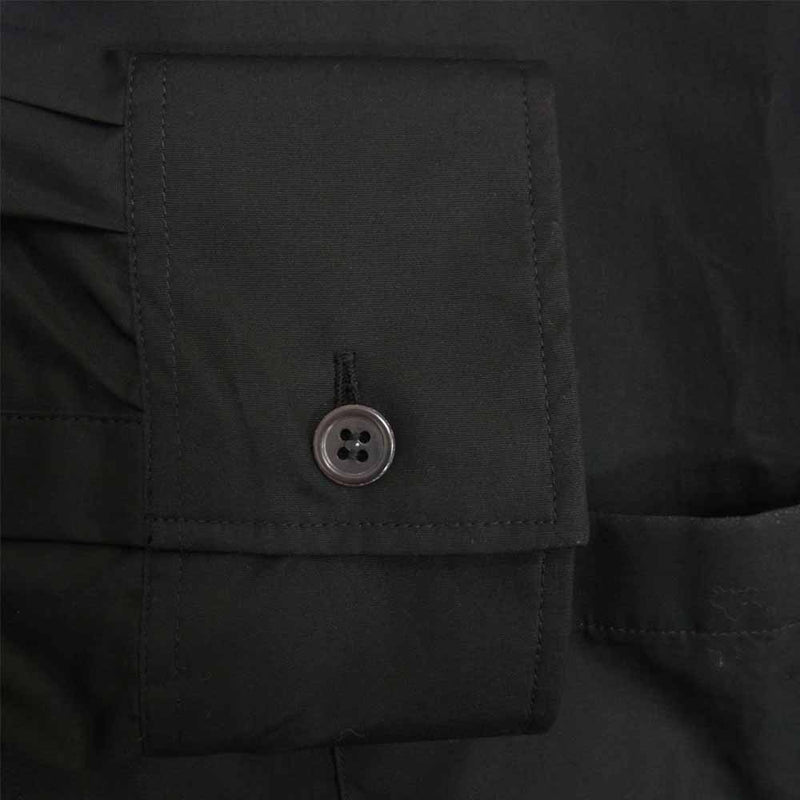 Yohji Yamamoto ヨウジヤマモト S'YTE 21SS UT-B59-080 100/2 Broad Regular Collar Long Shirt ロング シャツ ブラック系 3【新古品】【未使用】【中古】