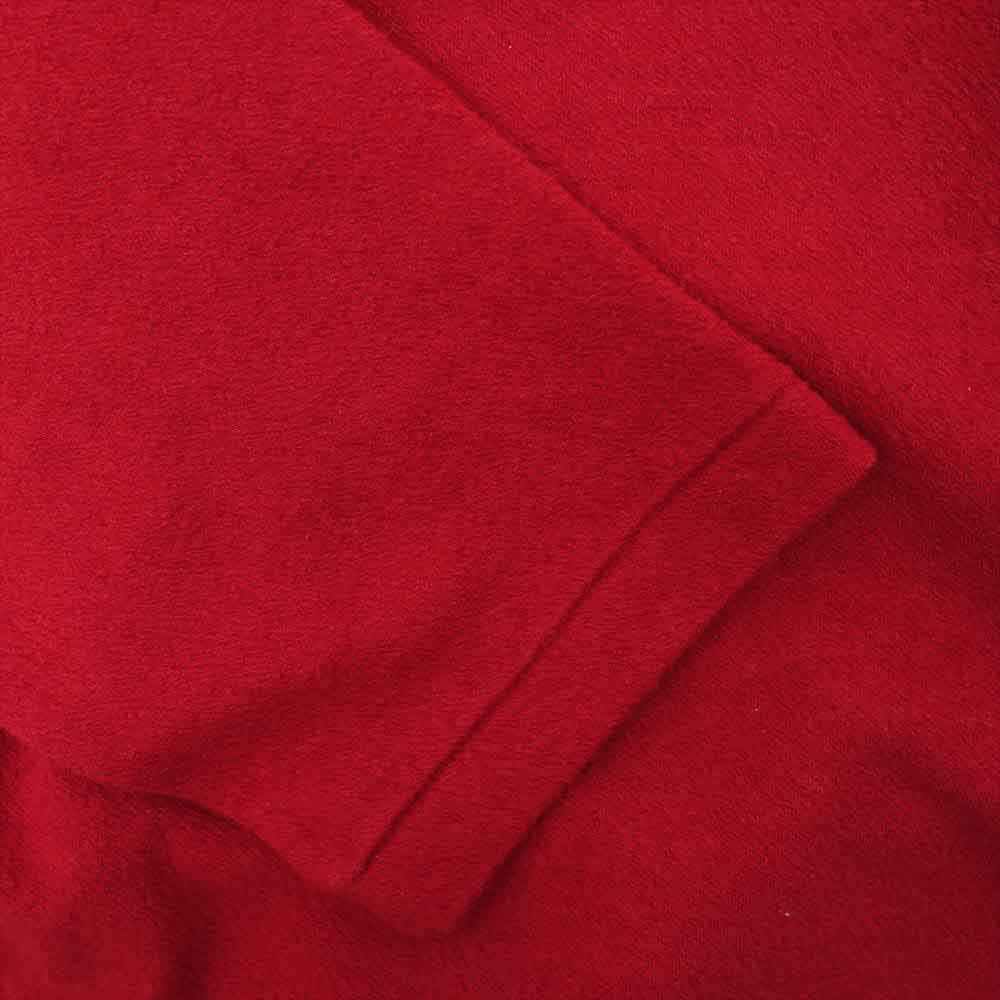 Yohji Yamamoto ヨウジヤマモト POUR HOMME プールオム 21AW HX-T04-170 WOOL AIR PLAIN STITCH REGULAR ROUND NECK LONG SLEEVES ウール ラウンドネック ニット レッド系 3【新古品】【未使用】【中古】