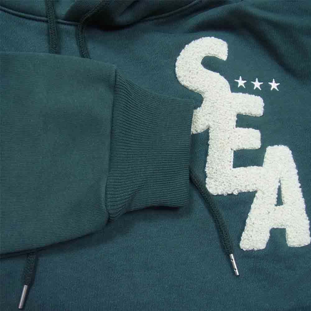 WIND AND SEA ウィンダンシー WDS-BYT-RS-04 Wind and beyouth hoodie ウィンド アンド ベイルート フーディー グリーン系 S【極上美品】【中古】