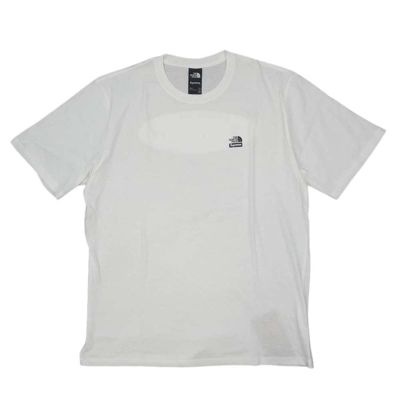 supreme THE NORTH FACE Tシャツ　ホワイト　S