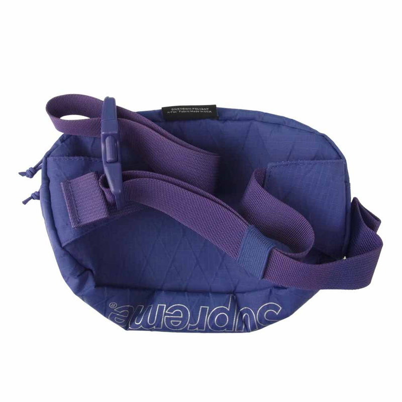 【新品】supreme waist bag パープル 紫 ウエストバッグ